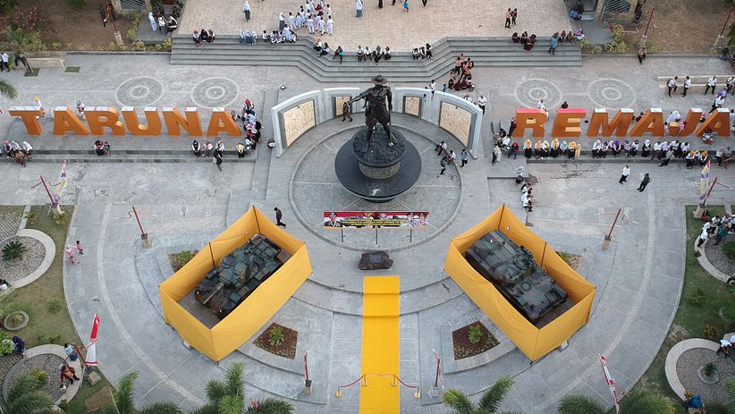 KSAD Resmikan Taman Tank Tilongolo Nani Wartabone - Bagian 1