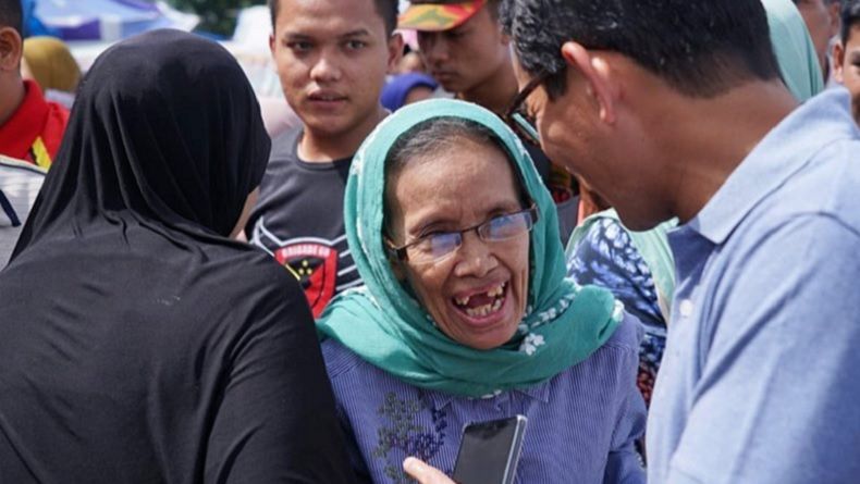 Datangi Pasar di Medan, Sandi Prihatin Daya Beli Masyarakat Turun