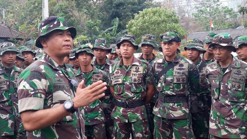 Tugas Kemanusiaan di Lombok, TNI Kirim 100 Prajurit Zeni Marinir