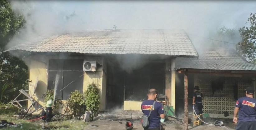 Rumah Dinas Pengadilan Negeri Palangkaraya Ludes Terbakar