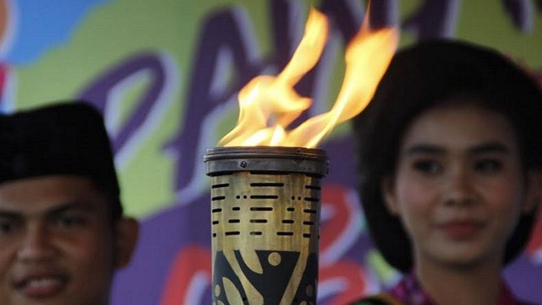 Kirab Obor Asian Para Games 2018 Tiba di Medan