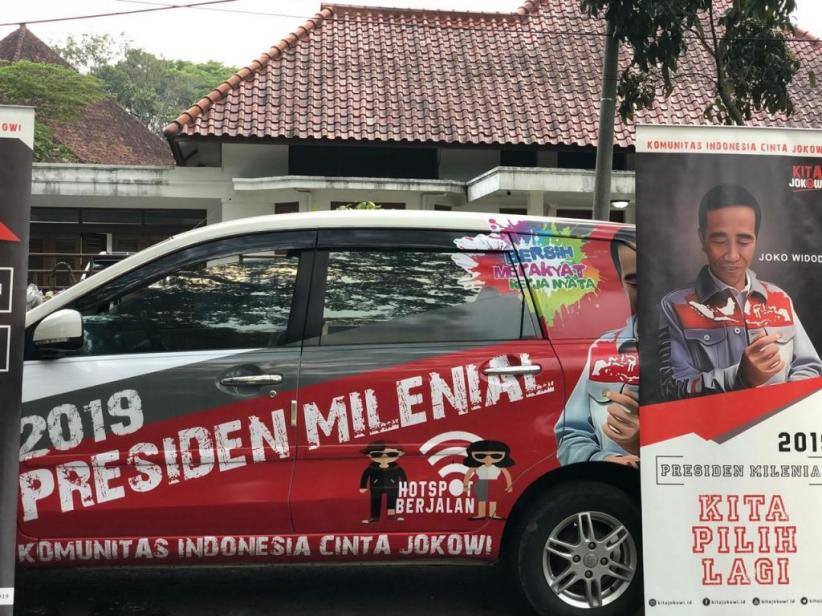 Gaet Milenial Jabar, Kita Jokowi Sediakan Mobile Hotspot