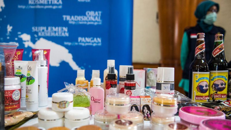 BBPOM Pontianak Amankan Ribuan Kosmetik Ilegal Tak Berizin Edar