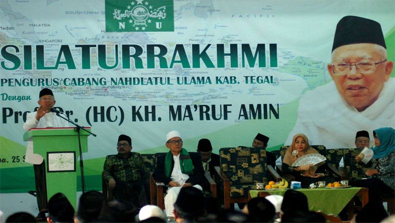 KH Ma'ruf Amin Yakin Bisa Raih 70 Persen Suara di Kabupaten Tegal