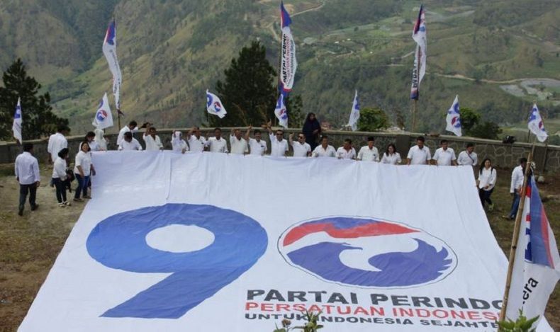 Caleg Perindo Kabupaten Karo Kompak Gelar Deklarasi di Sipiso-Piso