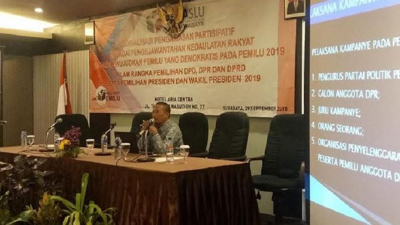 Bawaslu Surabaya Ajak Warga Ikut Awasi Pileg dan Pilpres 2019