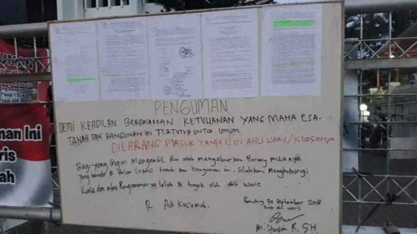 Kisruh Sengketa Tanah, Layanan Kantor Dinas Peternakan Jabar Terganggu