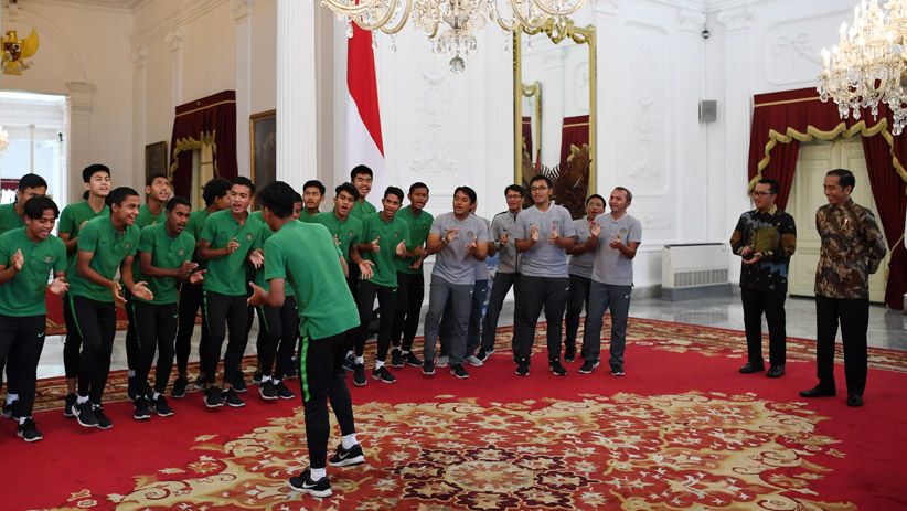 Presiden Jokowi Apresiasi Prestasi Timnas Indonesia U-16  - Bagian 3