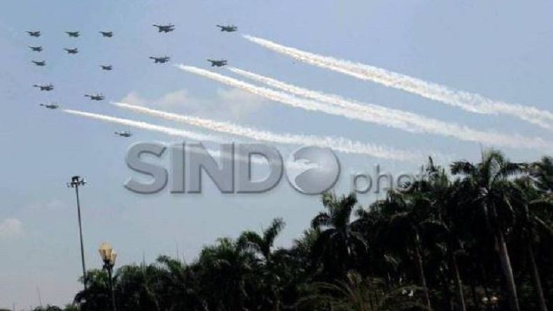 Jet Tempur TNI Usir 2 Pesawat Militer Asing di Langit Natuna