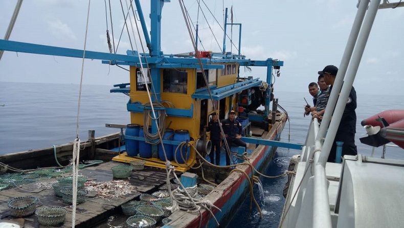 Bakamla Tangkap Kapal Berbendera Malaysia dan Bawa Sabu di Teluk Aru
