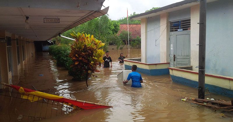 Curah Hujan Tinggi, 1.254 Rumah di Langkat Terendam Banjir