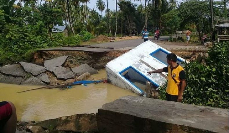 BPBD Sumut: Banjir dan Longsor Terjang 11 Kecamatan Madina, 10 Hilang