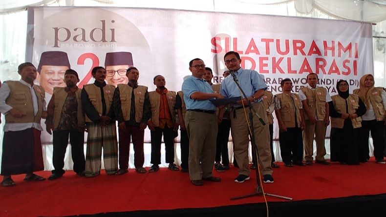 Puluhan Ormas di Kedu Raya Bertekad Menangkan Prabowo-Sandi