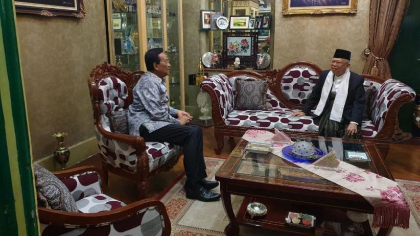 KH Ma'ruf Amin dan Sultan HB X Bertemu di Keraton, Ini yang Dibahas