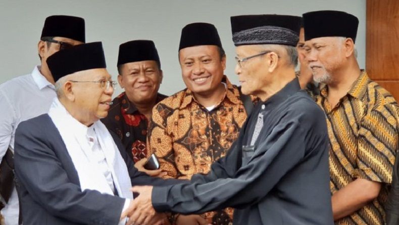Bertemu Buya Syafii Maarif, Ma'ruf Amin Diajak Bawa Islam Berkemajuan