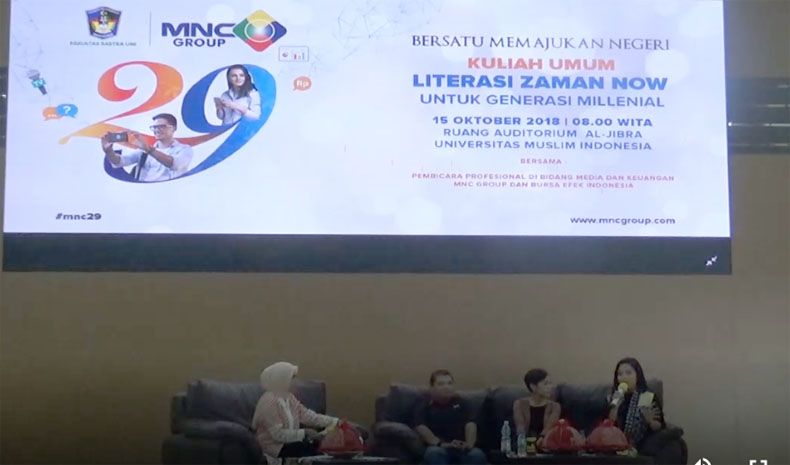 MNC Media Gelar Literasi Media Zaman Now di Kampus UMI Makassar