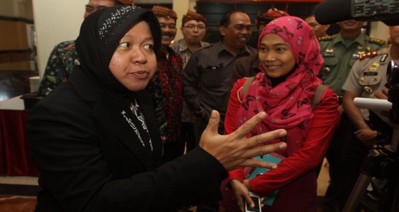 Risma Marah Ada Video Pelajar Pramuka Teriakkan #2019GantiPresiden