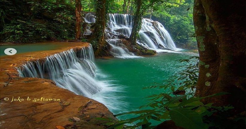 Eksplor Air Terjun Bertingkat di Sulteng, Aliran Salodik Terlihat Unik