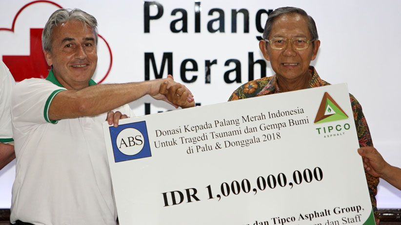 ABS Berikan Bantuan Rp1 M untuk Korban Gempa Sulteng melalui PMI - Bagian 1