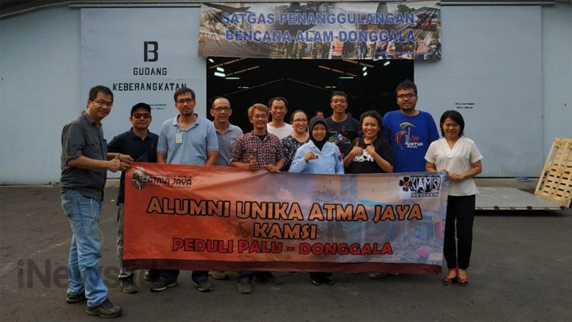 Alumni Unika Atma Jaya Salurkan Bantuan untuk Korban Gempa Palu - Bagian 2