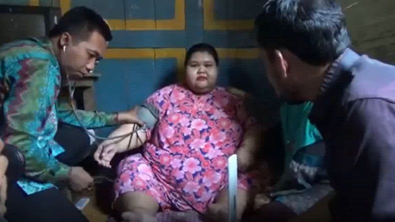 Silvia, Gadis Obesitas Asal Lamongan Kini Bisa Kembali Bersekolah