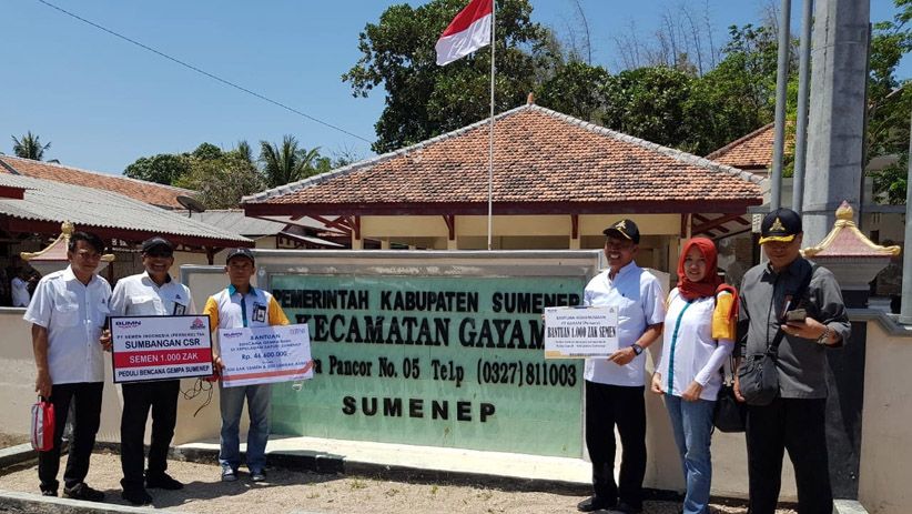 Semen Indonesia Bantu Rekonstruksi Bangunan Rusak akibat Gempa di Sumenep - Bagian 2