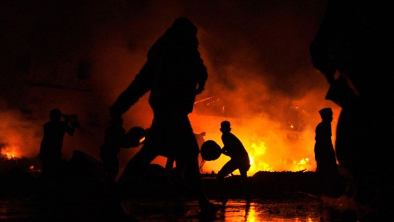 Kebakaran Hebat Hanguskan 20 Rumah di Batam Jumat Pagi