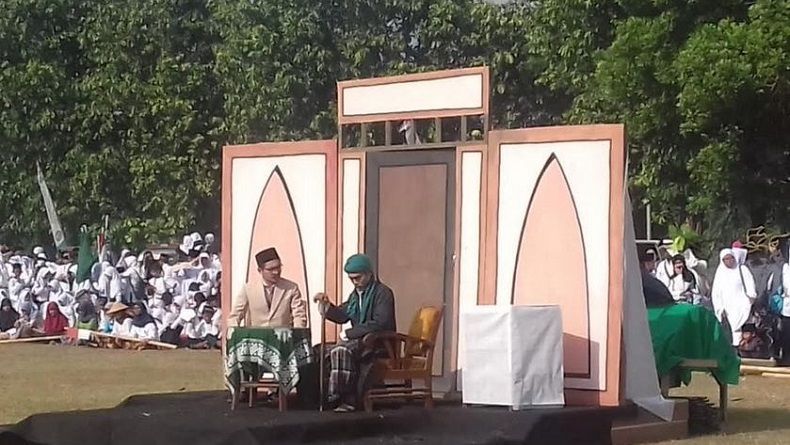 Drama Resolusi Jihad Dipentaskan saat Peringatan Hari Santri di Bantul