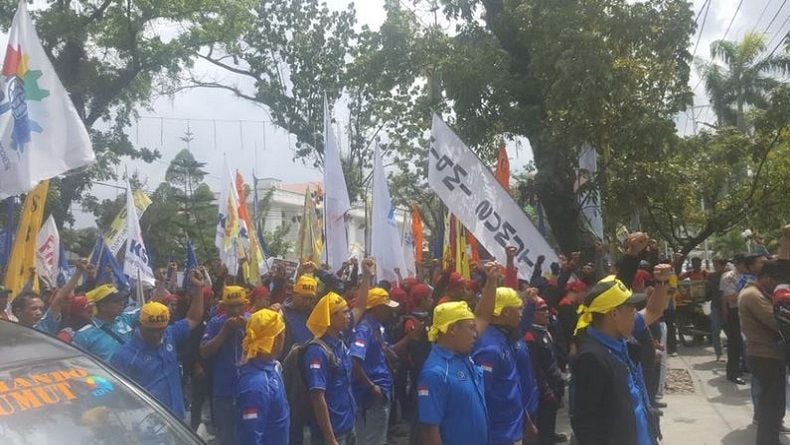 Tolak Penetapan UMP 2019, Buruh di Sumatera Utara Siap Gelar Aksi