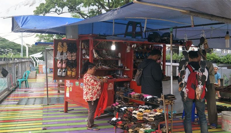 Jadi Ikon Wisata Bandung, Skywalk Cihampelas Kini Terkesan Kumuh