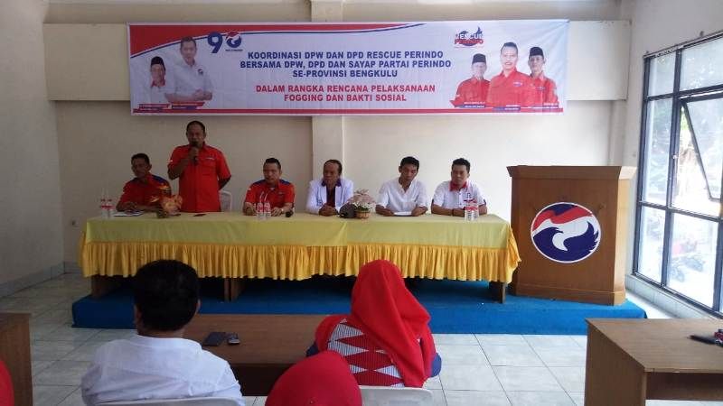 Rescue Perindo Siap Fogging ke Seluruh Penjuru Provinsi Bengkulu