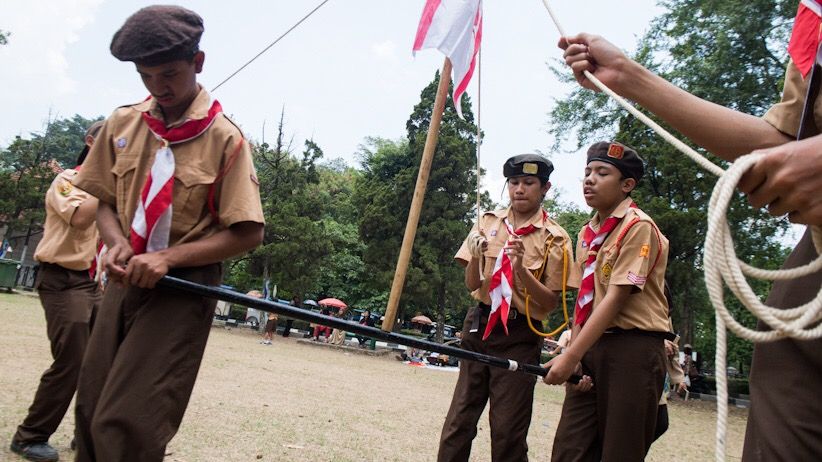 Serunya Kegiatan Perkemahan Pramuka Siswa Berkebutuhan Khusus - Bagian 2