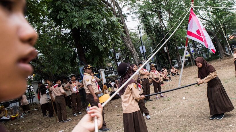 Serunya Kegiatan Perkemahan Pramuka Siswa Berkebutuhan Khusus - Bagian 3