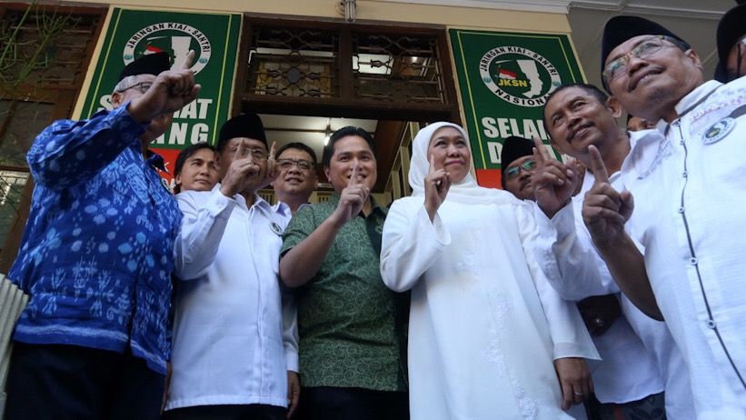 Erick Thohir dan Khofifah Resmikan Posko JKSN di Surabaya - Bagian 3