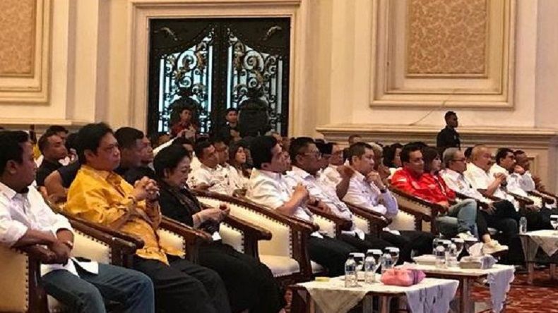 HT Beserta Ketum Parpol Pendukung Hadiri Rakernas TKN Jokowi-Ma'ruf