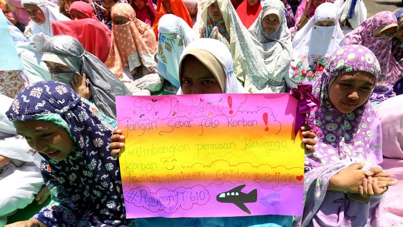 Pelajar di Surabaya Gelar Salat Gaib Doakan Korban Lion Air JT 610