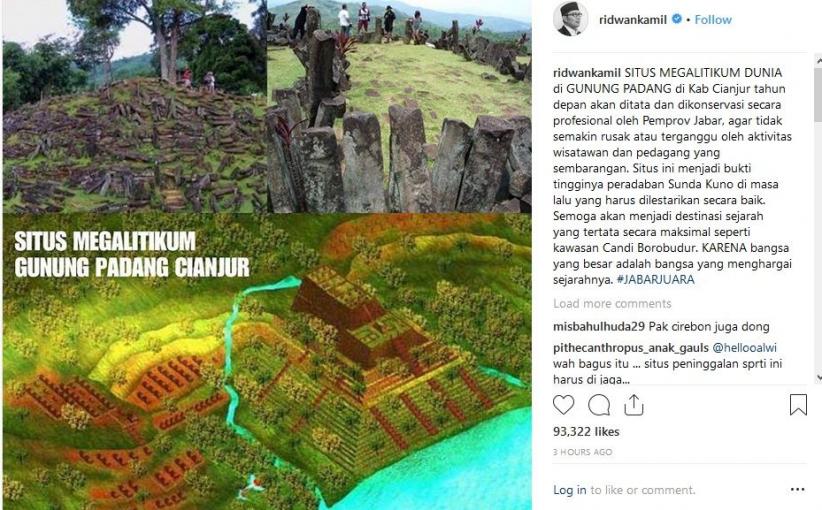 Megalitikum Dunia Situs Gunung Padang Akan Dibuat Seperti Borobudur