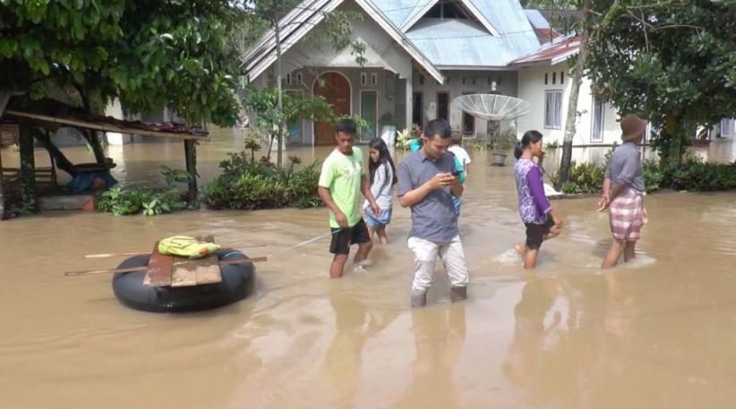 Hujan Kembali Guyur Kabupaten Limapuluh Kota, Banjir Tambah Parah