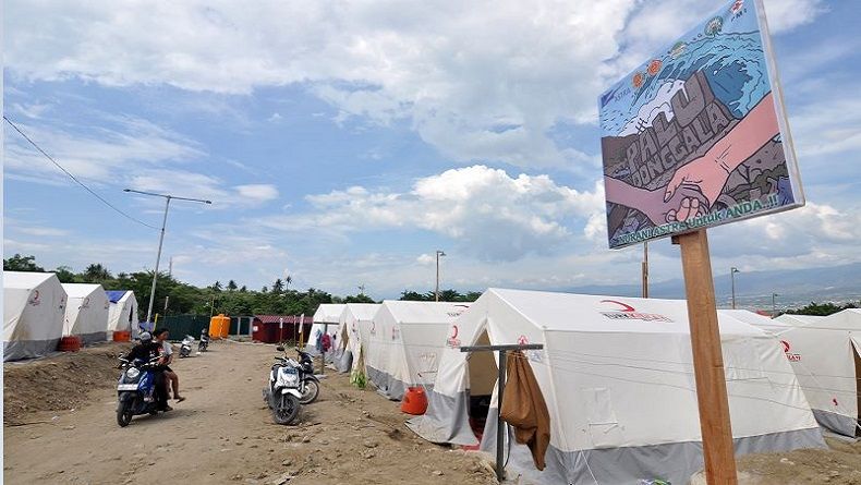 87.000 Warga Palu Masih Tinggal di Tenda Pengungsian