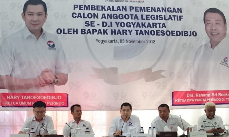 Bekali Caleg Partai Perindo se-DIY, HT: Menang adalah Keharusan