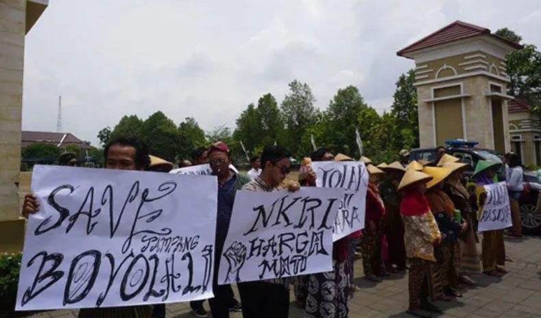 Dukung Warga Boyolali, Massa Gelar Aksi Aku Tampang Gunungkidul