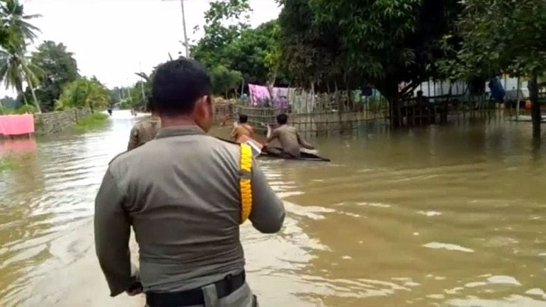 Bencana Banjir Landa 5 Kabupaten di Riau, 1 Orang Tewas