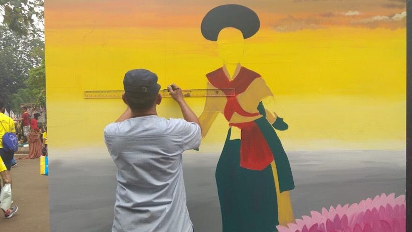 Wajah Benyamin Sueb Ramaikan Lomba Mural FPL Jakarta - Bagian 3