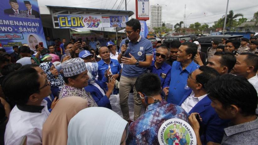 Kunjungi Pekanbaru, Sandiaga Uno: Emak-Emak Agen Perbaikan Ekonomi