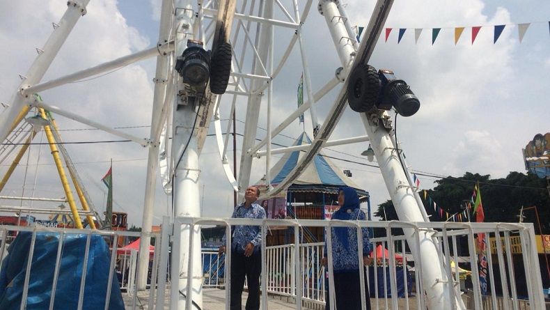 Rentan Kecelakaan, 15 Wahana Permainan Pasar Malam Sekaten Ditutup