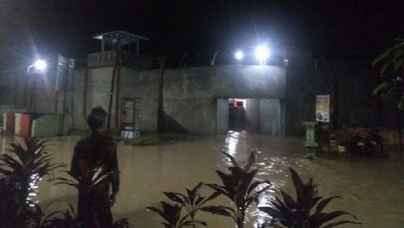 Lapas Jambi Kebanjiran, Puluhan Napi Dipindahkan