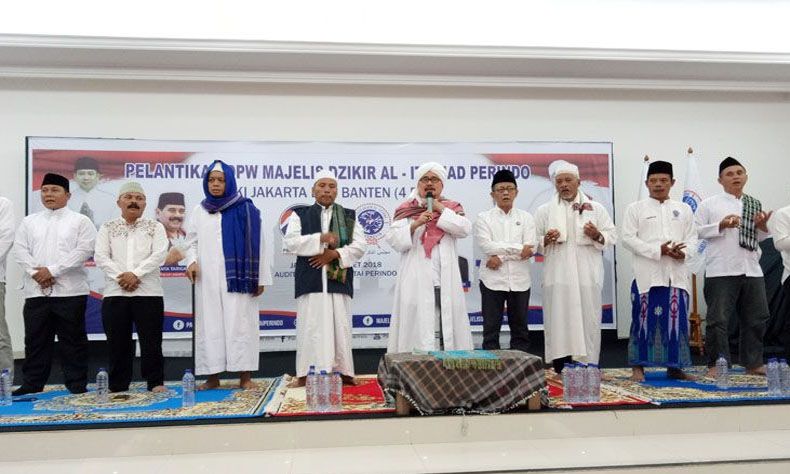 Habib Achmad Lantik Pengurus Majelis Zikir Al Ittihad Perindo Ciamis