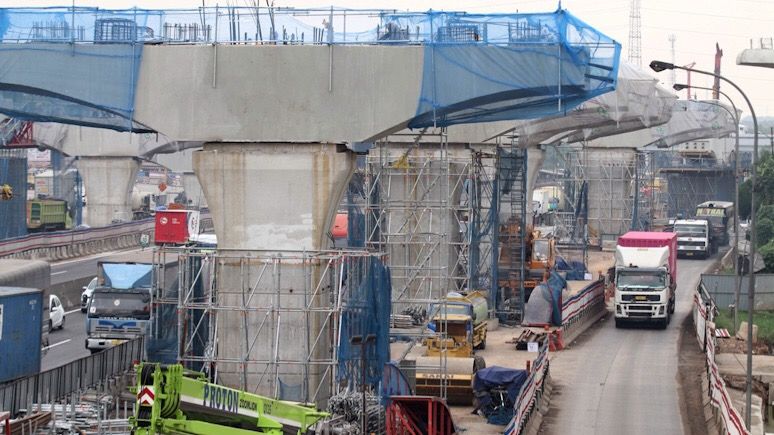 Bikin Macet, Proyek Kereta Cepat dan LRT Ditunda sampai Lebaran 2019 - Bagian 1