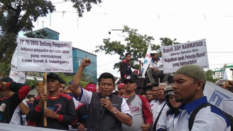 Kecewa Penetapan Upah 2019, Buruh di Sumut Gugat ke PTUN