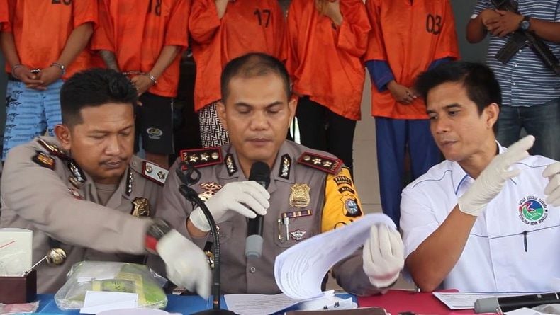 Polres Bengkalis Bongkar Jaringan Narkoba Internasional